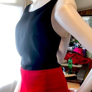 Tank top/reversible times four. Black white navy and cream. homemade-sample